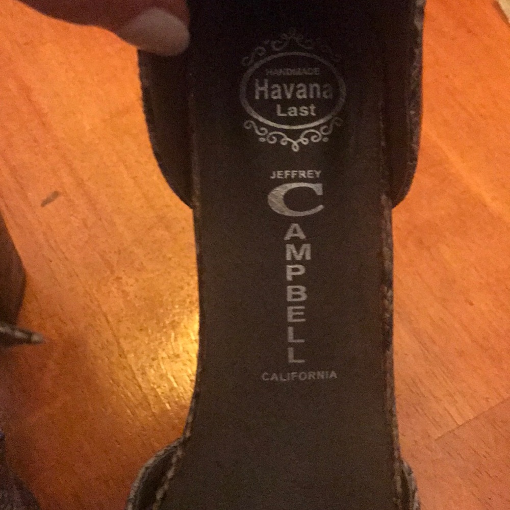 Jeffrey Campbell Python Platform Heels - image 2